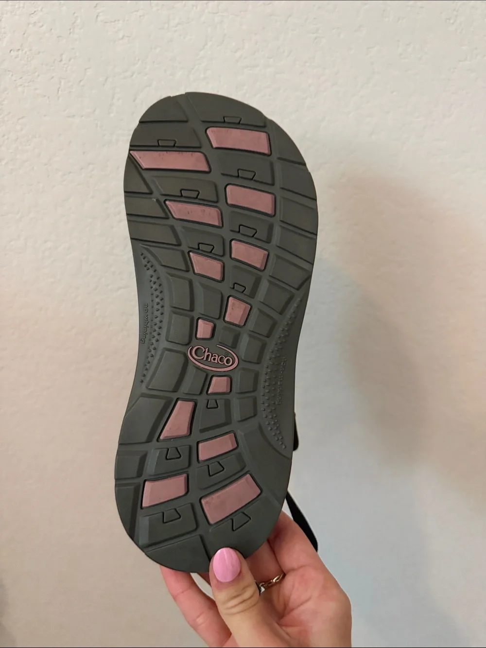 Chaco Big Kids Black Patterned Strap Sandal
